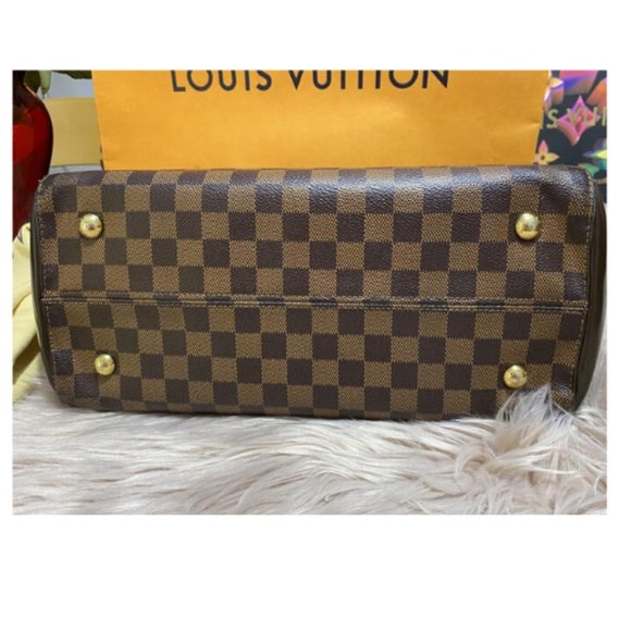 💯 Auth Louis Vuitton Rivoli Brown Satchel Bag - Picture 4 of 8